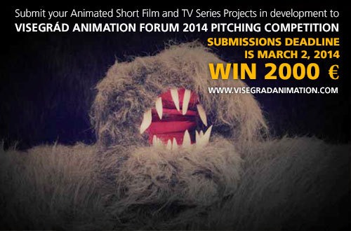 Visegrad Animation Forum 2014 -  tvůrci, přihlašujte své projekty, máte čas do 2. března!